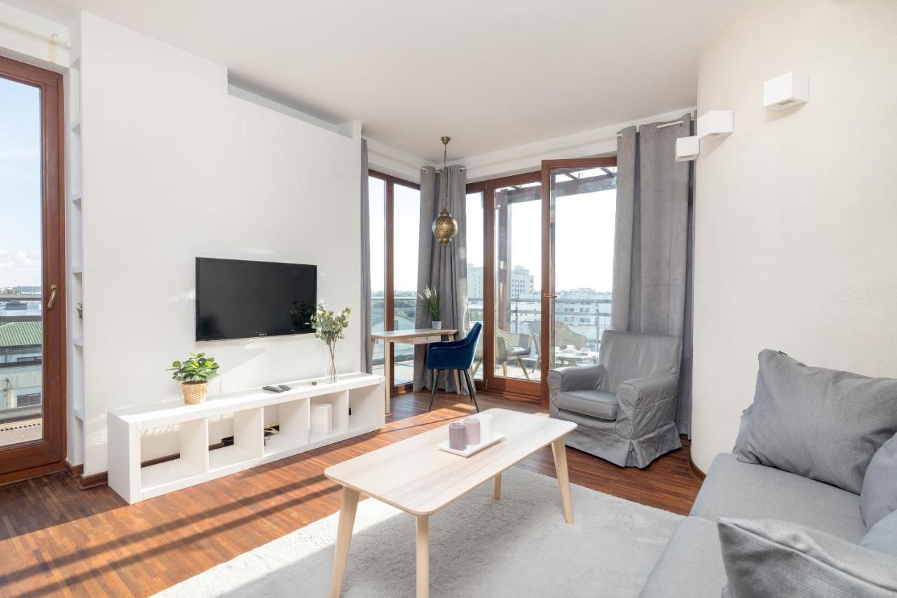 Mokotow Premium Apartment With Terrace Varşovia Exterior foto